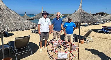 Didim'de 5 yıl sonra aynı plaja dönen caretta yeniden yuva yaptı