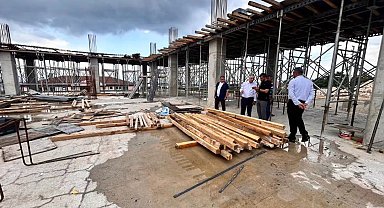 Dilovası'nın yeni kültür merkezi yükseliyor