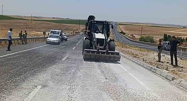 Diyarbakır'da hafriyat kamyonu devrildi: 1 yaralı