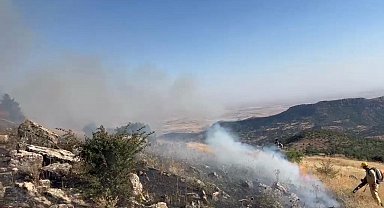 Diyarbakır'da örtü yangını