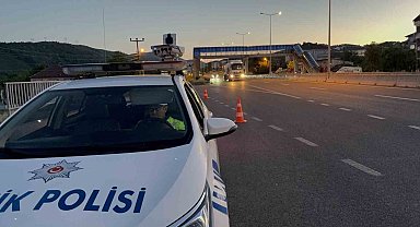 Düzce'de 165 araç trafikten men edildi