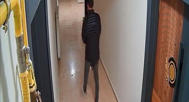 Elazığ'da çiçek hırsızı kameraya yakalandı