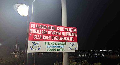 Ereğli Limanı'nda alkol yasağı kuralına uymayana ceza