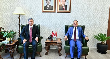 Eskişehir Cumhuriyet Başsavcılığına atanan Deniz, Vali Yılmaz'ı ziyaret etti