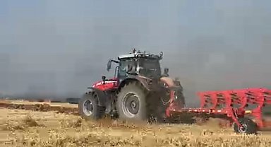 Eskişehir'de tarım arazisinde yangın paniği
