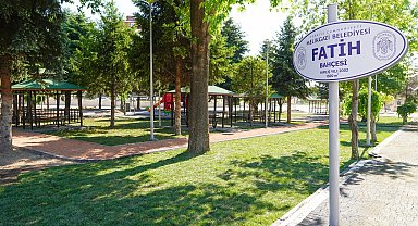 Fatih bahçesi, yeni haliyle vatandaşların gözdesi olacak