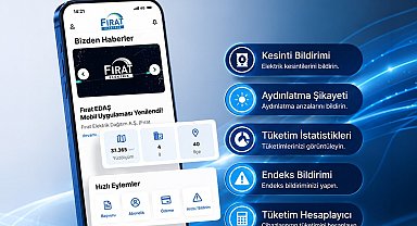 Fırat EDAŞ mobil uygulamasını yeniledi
