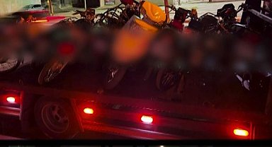 Gaziantep'te 876 motosiklet sürücüsüne 11 milyon TL ceza