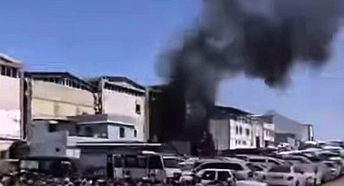 Gaziantep'te korkutan iş yeri yangını