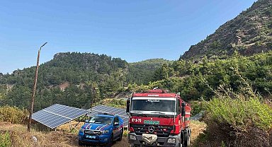 Gazipaşa'da çıkan yangın büyümeden söndürüldü