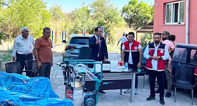 Gerger'de üreticilere yüzde 50 hibeli süt sağım makinesi desteği