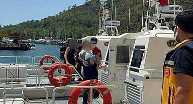 Gezi teknesinde rahatsızlanan çocuk için tıbbi tahliye gerçekleştirildi