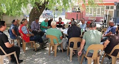 İl Tarım ve Orman Müdürü Koçaker, Uluköy'de çiftçilerle buluştu