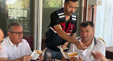 Jandarma vatandaşları dolandırıcılık konusunda bilgilendirdi