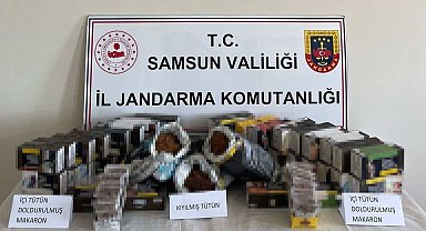 Jandarmadan kaçak tütün operasyonu