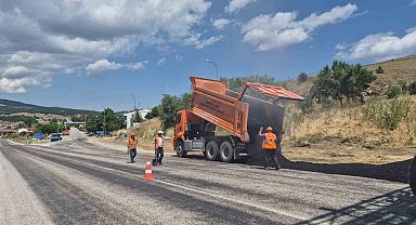 Jandarmanın yol kontrol noktası yenilendi