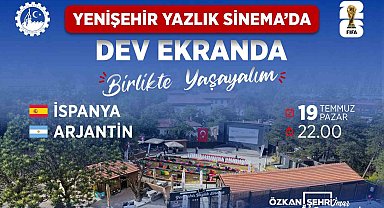 Karabük'te dünya kupası finali dev ekranda izlenecek