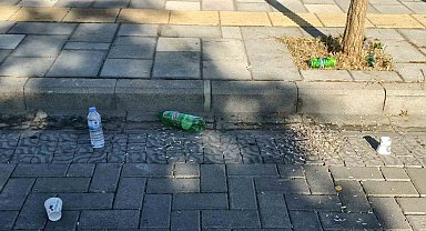 Karaçay'da utandıran manzara