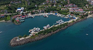 Karadenizli balıkçılar sezon için ağ bakımlarını sürdürüyor