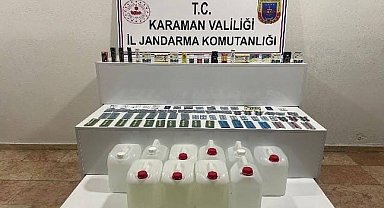 Karaman'da uyuşturucu ve etil alkol ele geçirildi: Aranan 8 kişi tutuklandı