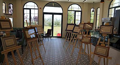 Kastamonu'da genç hattatların eserleri göz kamaştırdı