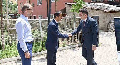Kaymakam Abdullah Sarı'dan İlçe Millî Eğitim Müdürlüğüne ziyaret