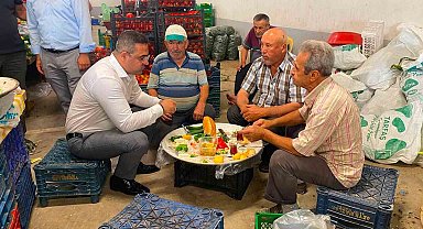 Kaymakam Dalak pazaryerinde esnaf ve vatandaşlarla buluştu