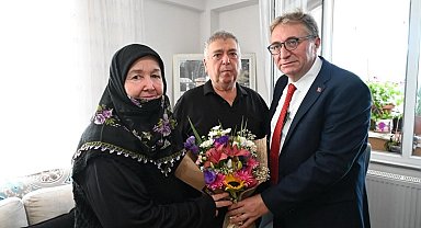Kaymakam Helvacı'dan gazi ve şehit ailesine ziyaret