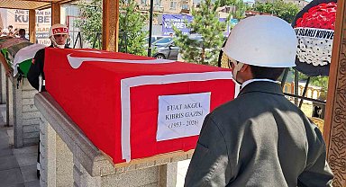 Kıbrıs Gazisi Fuat Akgül son yolculuğuna uğurlandı