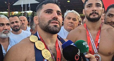Kırkpınar'ın yeni başpehlivanı Erkan Taş: "Kendimi rüyada gibi hissediyorum"