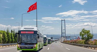 Kocaeli'de toplu ulaşımın yükünü büyük oranda doğalgazlı otobüsler çekiyor