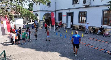 Kur'an kursu öğrencileri sporla buluştu