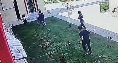 Kütahya'da caminin sulama fıskiyelerine zarar verdiler: O anlar kameraya yansıdı