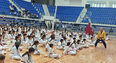 Malatya'da 476 sporcu siyah kuşak için ter döktü
