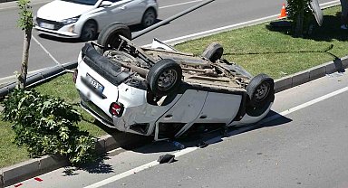 Malatya'da altgeçitte otomobiller çarpıştı: 3 yaralı