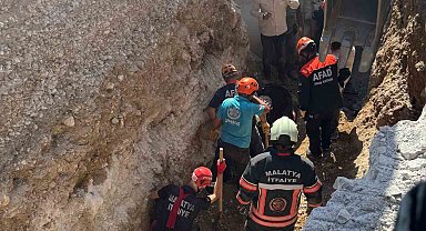 Malatya'da altyapı çalışması sırasında göçük: 2 işçi hayatını kaybetti