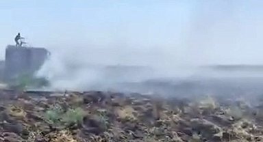 Mardin'deki anız yangını kontrol altına alındı