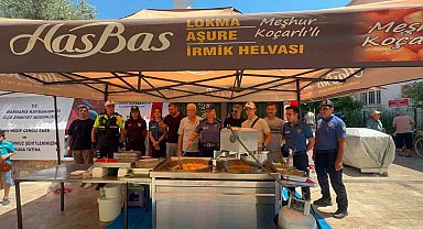 Marmaris'te 15 Temmuz şehitleri için lokma hayrı düzenlendi