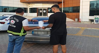 Mersin'de makas atan ehliyetsiz sürücüye 170 bin lira ceza