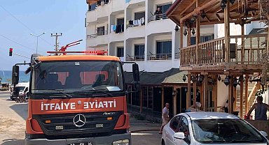 Mersin'de otelde yangın: 9 kişi dumandan etkilendi