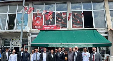 MHP Akyaka'da güven tazeledi: Erhan Aktaş yeniden ilçe başkanı seçildi