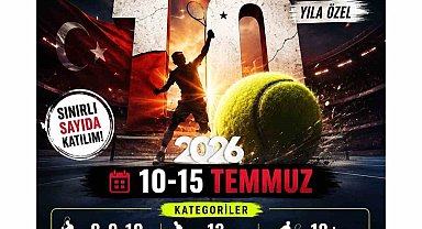 Muğla'da 15 Temmuz'a özel tenis turnuvası düzenlenecek