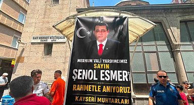 Muhtarlardan merhum vali yardımcısına vefa