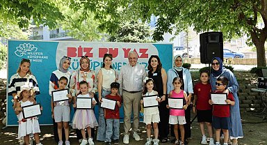 Nilüferli çocuklar okula kütüphanelerde hazırlandı