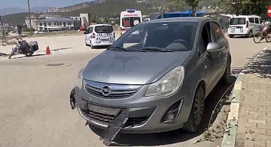 Osmaniye'de motosiklet ile otomobil çarpıştı: 1 yaralı