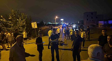 Osmaniye'de otomobil ile motosikletin çarpıştığı kaza kamerada