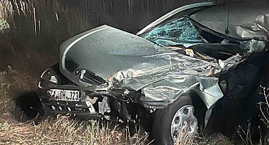 Otomobil, traktöre arkadan çarptı: 1 ölü, 2 yaralı