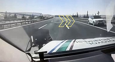 Otoyolda ters yönde ilerleyen araca 90 bin TL ceza