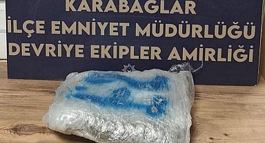 Polisten kaçan motosikletliden 1 kilo 200 gram uyuşturucu çıktı
