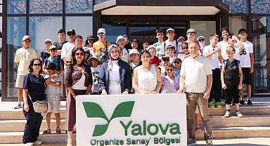 Robotik kodlama öğrencilerinden Yalova OSB'ye teknik gezi